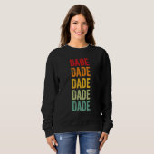 Dade County Missouri Rainbow Text Design Trui (Voorkant volledig)