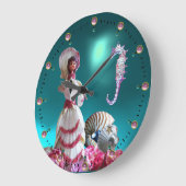 DADEN VAN DE SEASHELLEN, DE SEAHORSE EN DE PINKBLA GROTE KLOK (Hoek)