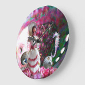 DADEN VAN DE SEASHELLEN,MOEDER VAN PEARL,SEAHORSE GROTE KLOK (Hoek)