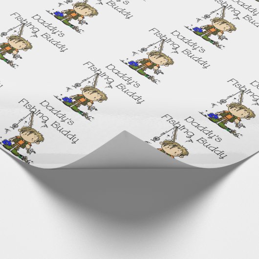 DADFISHINGBUDDY.png Cadeaupapier (Hoek)