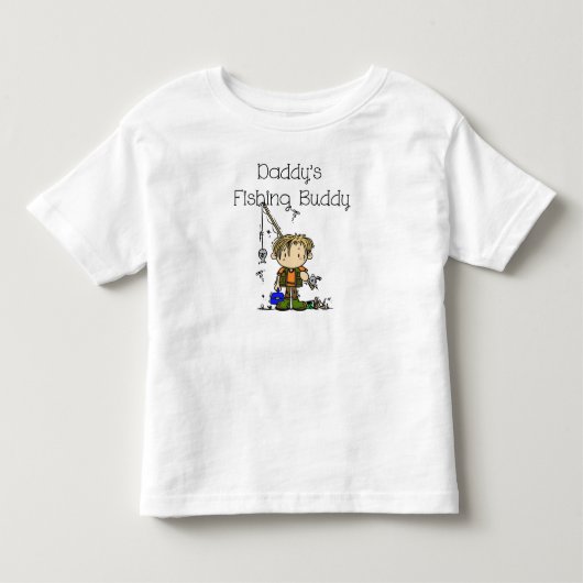 DADFISHINGBUDDY.png Kinder Shirts (Voorkant)