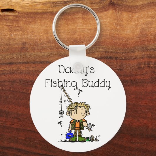 DADFISHINGBUDDY.png Sleutelhanger (Voorkant)