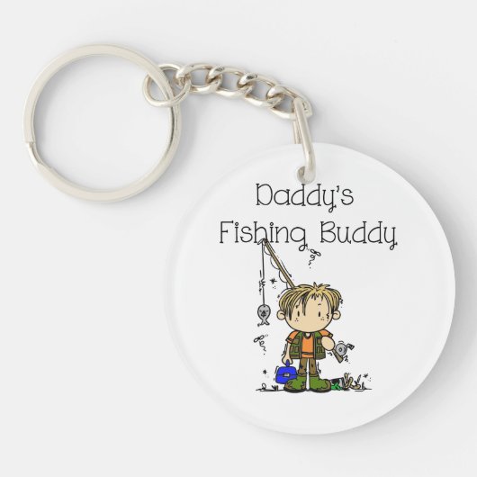DADFISHINGBUDDY.png Sleutelhanger (Voorkant)