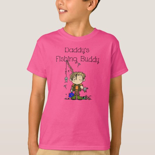 DADFISHINGBUDDY.png T-shirt (Voorkant)