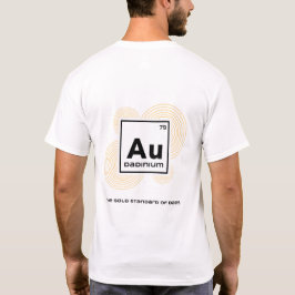 DADINIUM De gouden standaard van papa's t-shirt