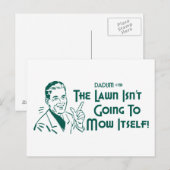 Dadism #191 - Het gras zal zich niet bewegen! Briefkaart (Voorkant / Achterkant)