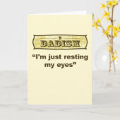 Dadism - ik rust enkel mijn ogen kaart (Gele Bloem)