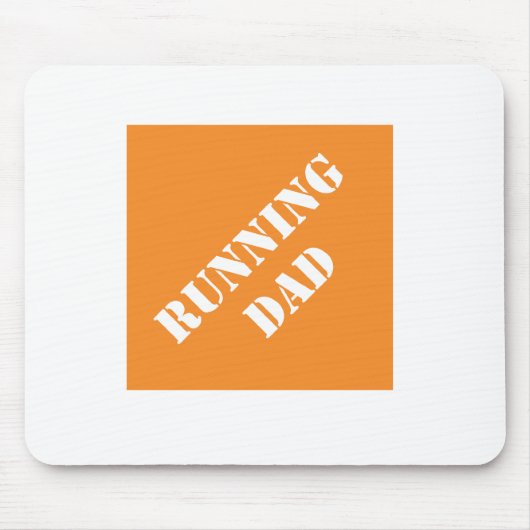 Dadisms die papa runnen muismat (Voorkant)