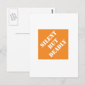 Dadisms Silent maar dodelijk Briefkaart (Voorkant / Achterkant)