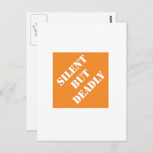 Dadisms Silent maar dodelijk Briefkaart (Voorkant / Achterkant)