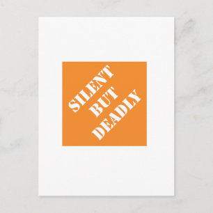 Dadisms Silent maar dodelijk Briefkaart