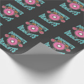 Dadlift werkout Donut dumbbels Weightlift Cadeaupapier (Hoek)