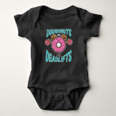 Dadlift werkout Donut dumbbels Weightlift Romper (Voorkant)