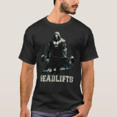 Dadliften Gym Leg Day Grim Reaper Deadlift Weig T-shirt (Voorkant)
