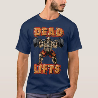 Dadliften Skeleton Botten Halloween Deadlift T-shirt