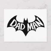 Dadman Superheld Briefkaart (Voorkant)