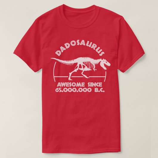Dadosaurus Pap Verjaardag T-shirt (Design voorkant)