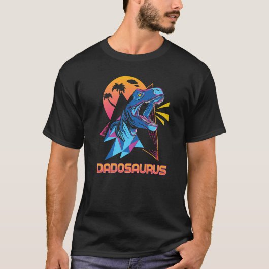 Dadosaurus Vaderdag 2022 Papa, papa Trex Dinosa T-shirt (Voorkant)