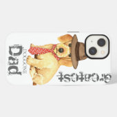 Dadraadharige Dachshond iPhone Hoesje (Achterkant horizontaal)
