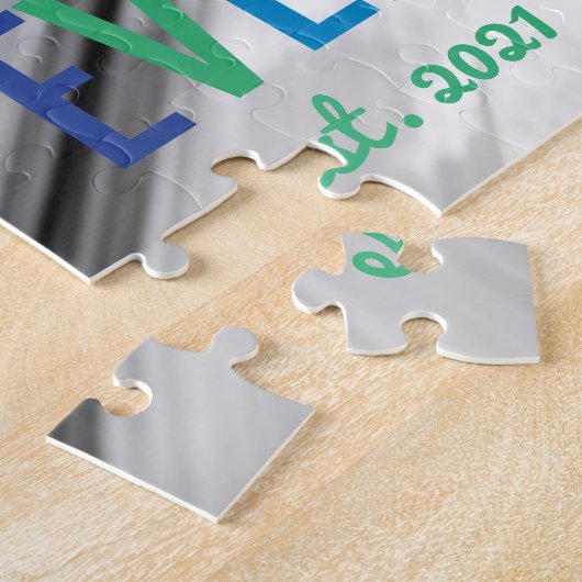 Dads Aangepaste foto Beste vader ooit met Jaar vad Legpuzzel (Zijkant)