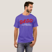 Dads Against Daughters Dating DADD FUNNY Fathers D T-shirt (Voorkant volledig)