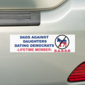 Dads Against Daughters Dating Democracy Sticker (Op auto)