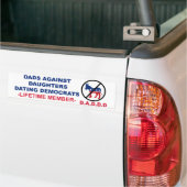 Dads Against Daughters Dating Democracy Sticker (Op Truck)
