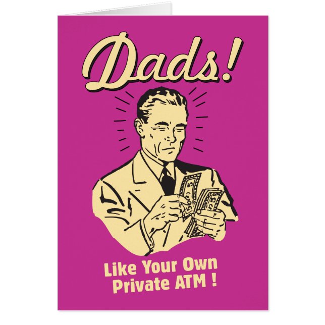 Dads: als eigen privégeldautomaat (Voorkant)