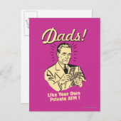 Dads: als eigen privégeldautomaat briefkaart (Voorkant / Achterkant)