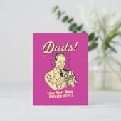 Dads: als eigen privégeldautomaat briefkaart (Staand voorkant)