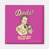 Dads: als eigen privégeldautomaat magneet (Voorkant)