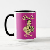 Dads: als eigen privégeldautomaat mok (Links)