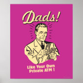 Dads: als eigen privégeldautomaat poster (Voorkant)