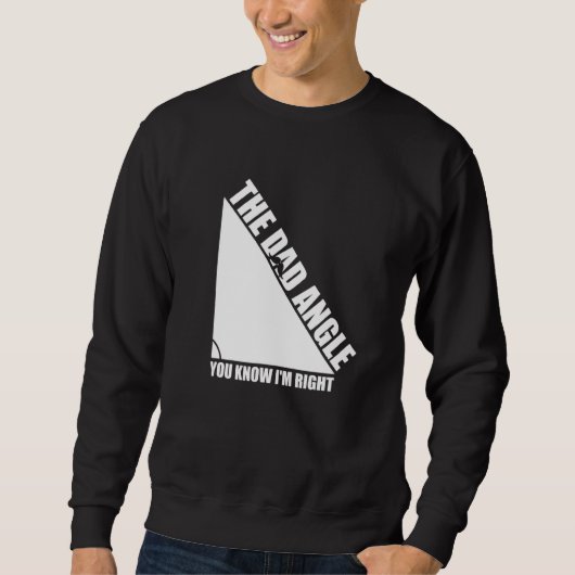 Dads Angle Love Wiskunde Fathers Day Geometry je k Trui (Voorkant)