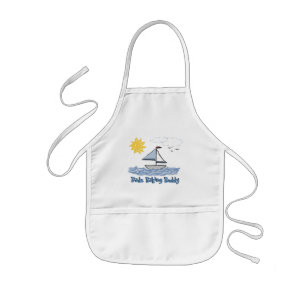 Dads Baking Buddy Sailboot Kinder Schort