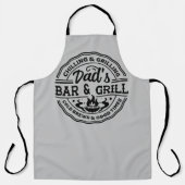 Dads Bar & Grill Chilling & Grilling Schort (Voorkant)