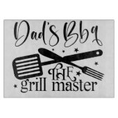 Dads BBQ de grill Master Snijplank (Voorkant)