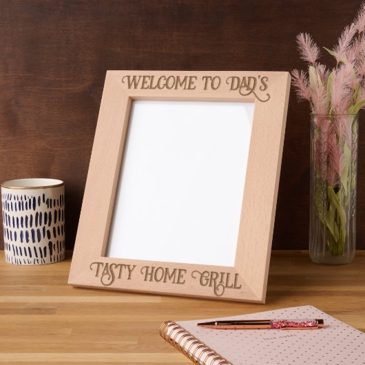 Dad's beroemd gemaakt door RoseWrites Gegraveerde Lijstjes (Links)