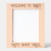 Dad's beroemd gemaakt door RoseWrites Gegraveerde Lijstjes (Voorkant)