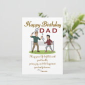 Dads' birthday kaart (Staand voorkant)