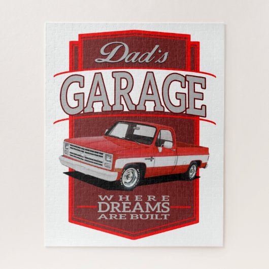 Dad's C10 Garage Legpuzzel (Verticaal)