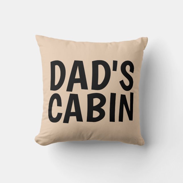DAD'S CABIN PILLOW KUSSEN (Voorkant)