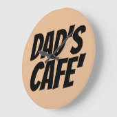 DAD'S CAFE' WALL CLOCKS GROTE KLOK (Hoek)