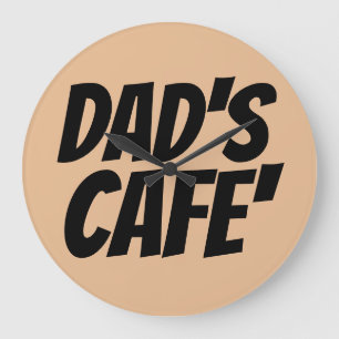 DAD'S CAFE' WALL CLOCKS GROTE KLOK