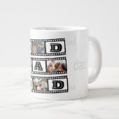 Dad's Coffee Mok gepersonaliseerd met 4 foto's! (Voorkant rechts)