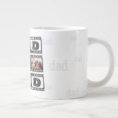 Dad's Coffee Mok gepersonaliseerd met 4 foto's! (Rechts)