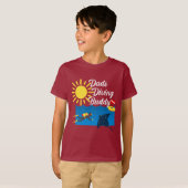 Dads Dads Diving Buddy Design - Kinderen Basic T-S T-shirt (Voorkant volledig)