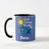 Dads Dads Dving Buddy Design - Combo Mok (Links)