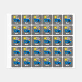 Dads Dads Dving Buddy Design - Small Square Clothi Labels (Vel)