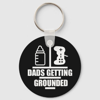 Dads die geaarde Logo Sleutelhanger krijgt